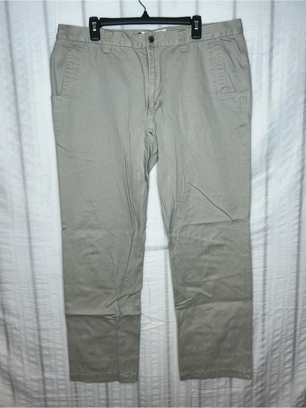Mountain Khakis Mens Broadway Fit Khaki Cotton Casual Pants Size 38x31 Hiking